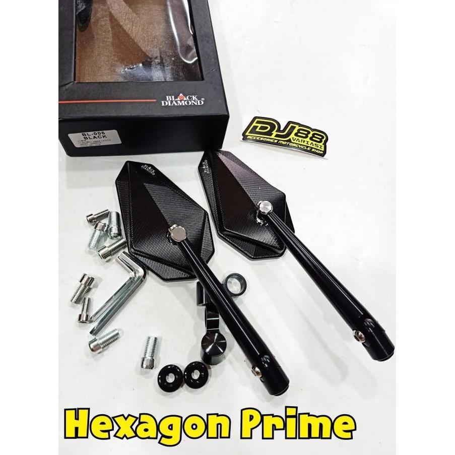 Terbatas Spion Black diamond Hexagon prime XSR155 MT15 Vario 125 ER6n z800 z900 Original