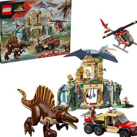 LEGO Jurassic World Spinosaurus & Quetzalcoatlus Toy