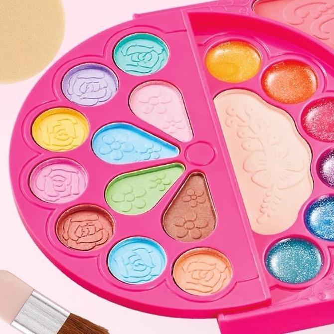 Children Make Up Bag Pretend Plays-  Round -Mainan Dandan Anak Bentuk Tas- Kado Anak Cewek - Kado An