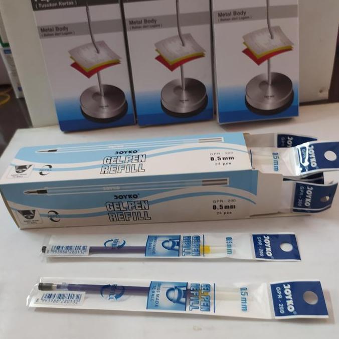NEW Gelpen Refill Joyko GPR - 200 ( isi ulang pena Joyko 0,5 mm) isi 24 pc