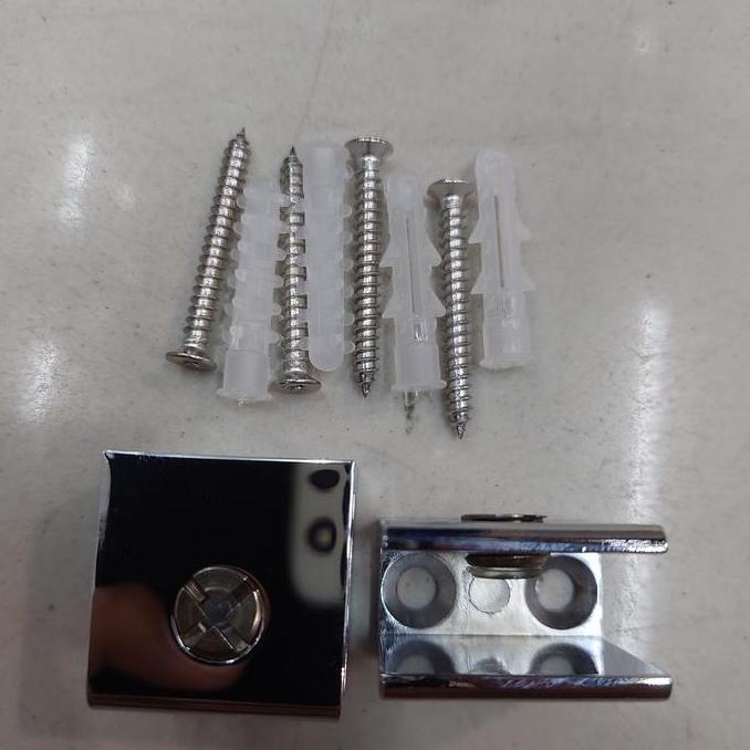 Plat Kaca / Plat Plangset Kaca / Breket Kaca / Breket Kaca