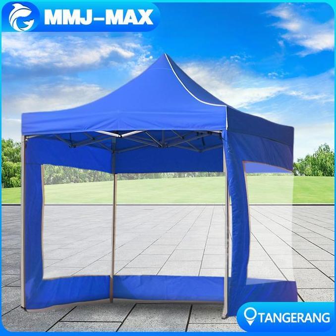 CALAVO Tenda Lipat Dinding Samping Kombinasi Mika/Dinding Mika Tenda Lipat