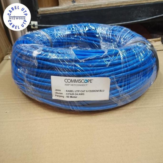 Commscope Amp Kabel UTP Cat.6 4Pair 24Awg Original Commscope @50 Meter