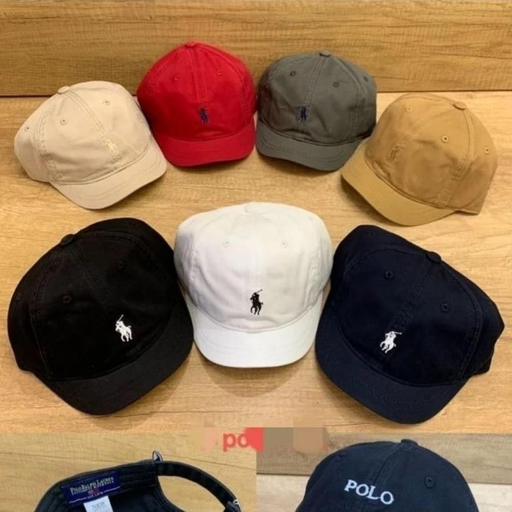 ~Harga Special~ Topi Baseball Caps Bordir Topi Visor Pad Pendek Polo RL Topi Distro Topi Levis Lidah