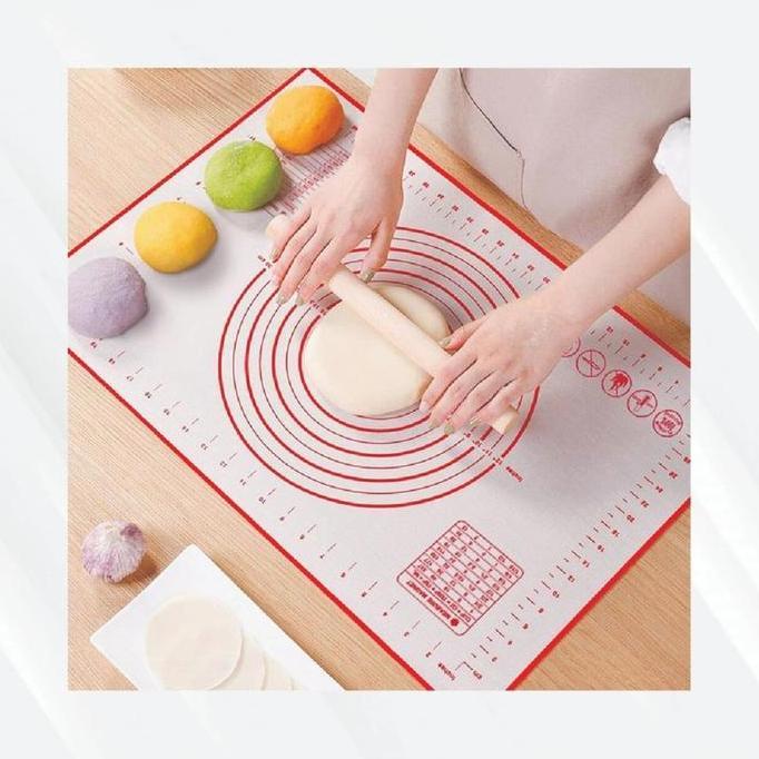 Kuekue- Baking Matt Alas Adonan Besar Silikon 60X40 Cm