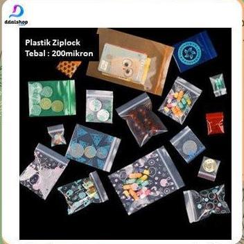 Best- Plastik Kemasan Klip Kecil Besar Motif Ziplock Berkualitas Tebal