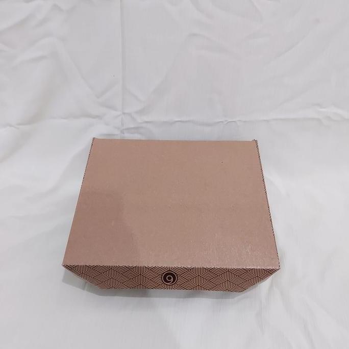 Tntgbox- Lunch Box Sekat 5 Kraft Coklat Per 50 Pcs Paper Rice Box Dus Nasi