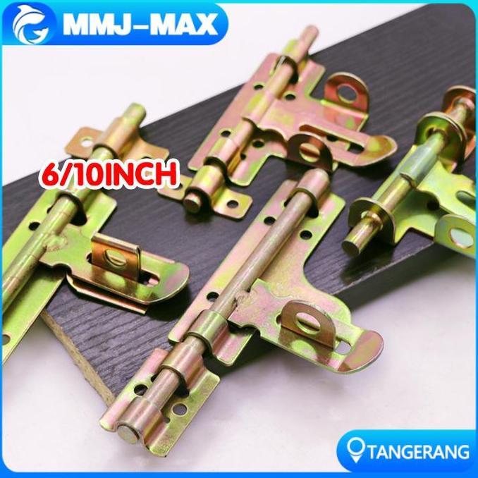 WODRUFT Slot Atau Grendel Kunci Pintu Sliding Pintu Garasi Gembok Pintu Gerbang Dua Arah Slot Gembok