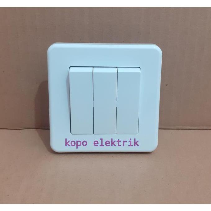 Best- Leona Triple Saklar | Triple Saklar Leona white