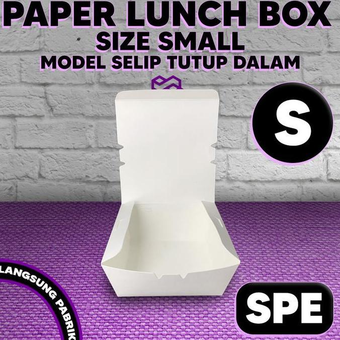Tntgbox- Lunch Box Ukuran S - Paper Box Size S - Kotak Makan Kertas Premium