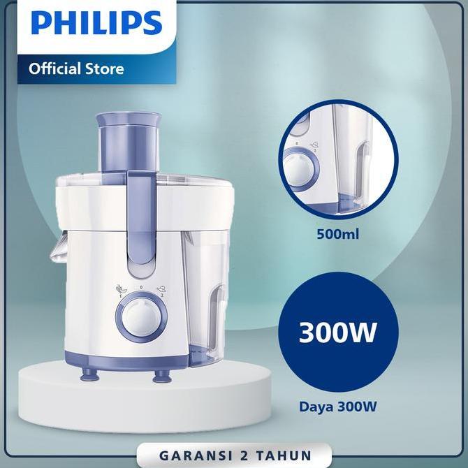 Philips Daily Collection Juicer HR1811/71 - Putih Juicer Philips Blender Juicer Philips Juicer