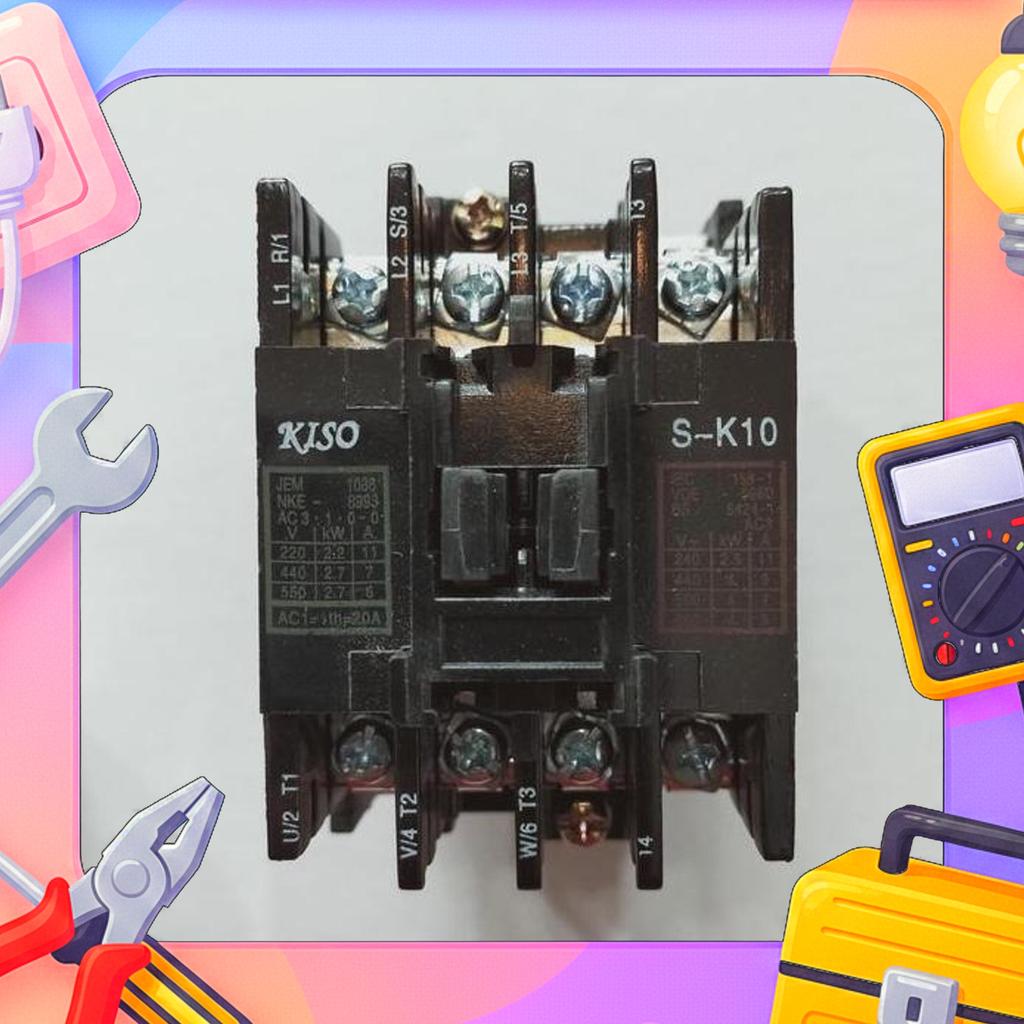 Contactor Kiso Sk-10 220V / Kontaktor Kiso Sk-10 220V
