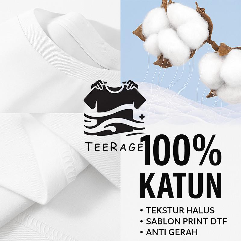 OM Kaos Oversize One Piece Premium Japanese Streetwear Anime T-Shirt One Piece Pria Wanita Unisex