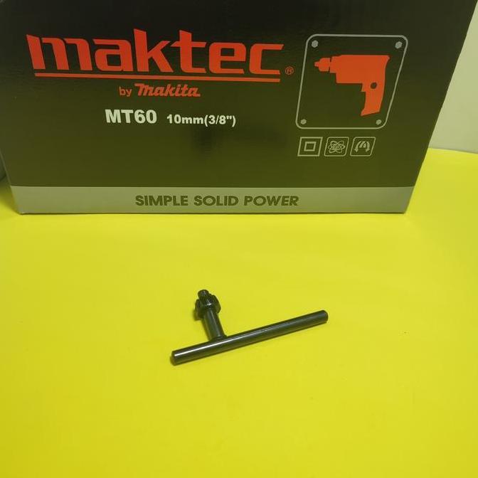 Promo Kunci Kepala Bor Listrik 10mm Key For Drill Chuk Maktec MT 60 MT60 Ori Diskon