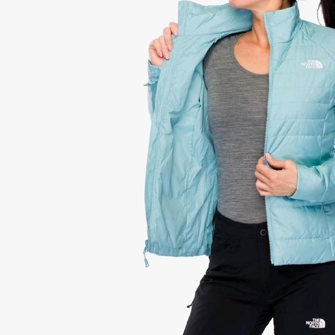 jaket winter wanita TNF Women's Inlux inner Jacket - blue elipse