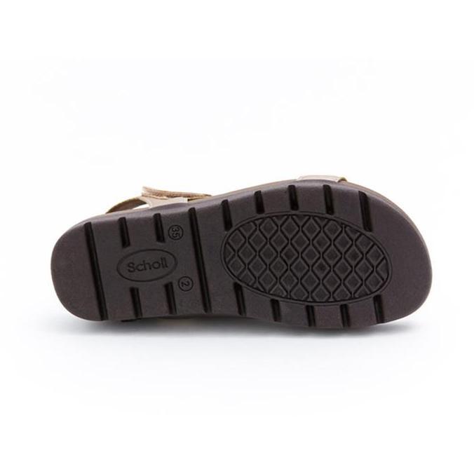 Scholl Mela Bronze Gold Sandal Wanita