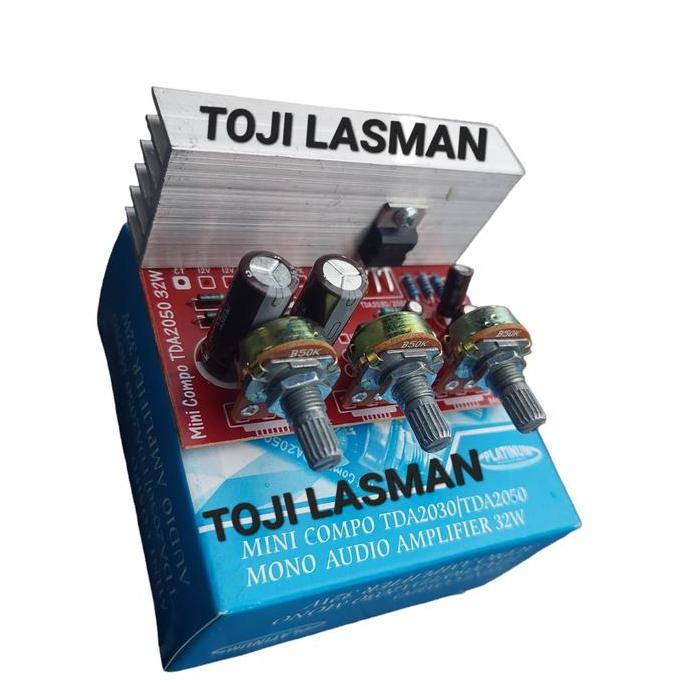 kit pcb speaker aktif tda 2030 tda2030 mono platinum