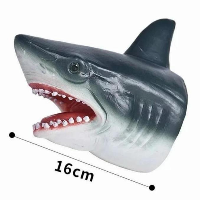 MAINAN ANAK SARUNG TANGAN HIU MAINAN IKAN BABY SHARK Bahan Karet Berkualitas Ukuran Universal 16cm H