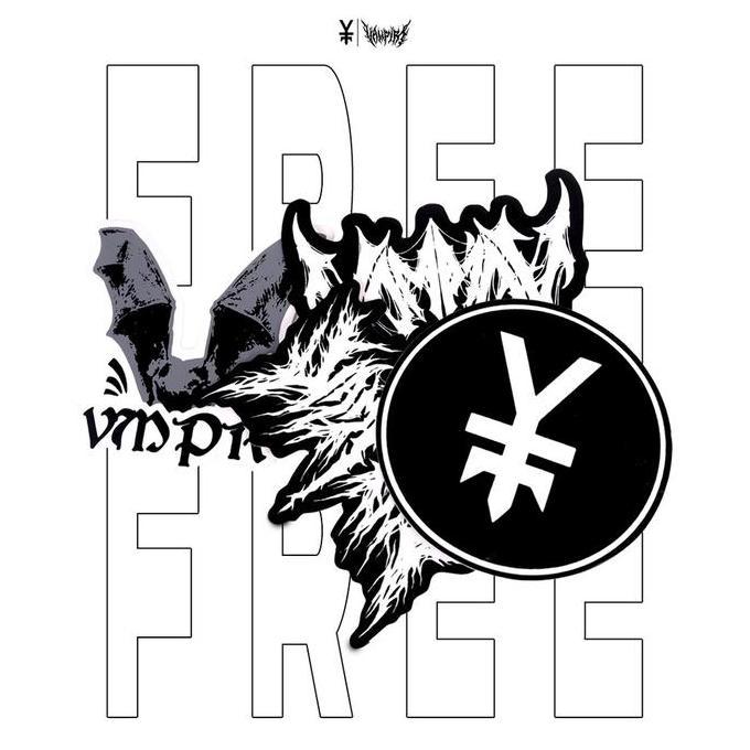 Vampire Kingdom Crop Boxy Hoodie Distro Pria Wanita Metal Hector Fleece Hitam Unisex