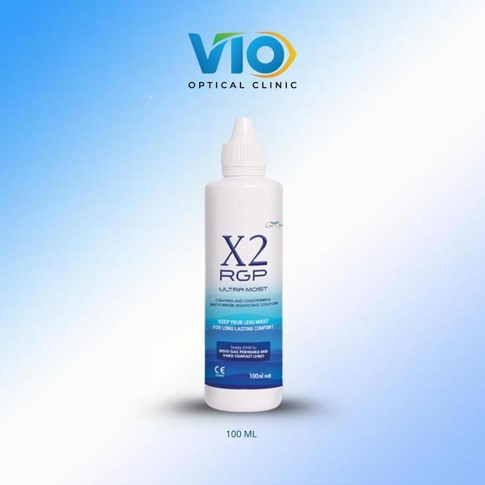 TERBARU X2 RGP 100ml (Travel Size) Ultramoist Solution Cairan Perendam Lensa Contact RGP