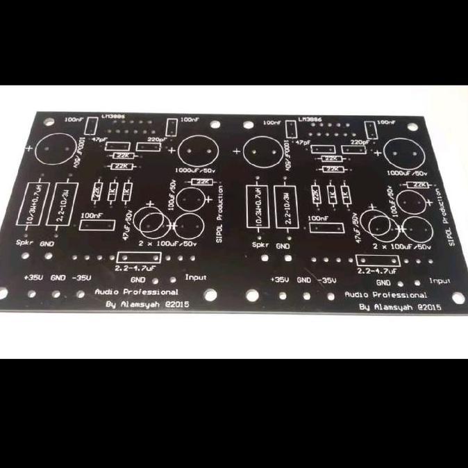 PCB Gain clone 3886 Stereo Pertinax