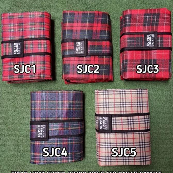 SGS Tikar Lipat Kanvas SUPER JUMBO Karpet Piknik Tikar Lipat Canvas