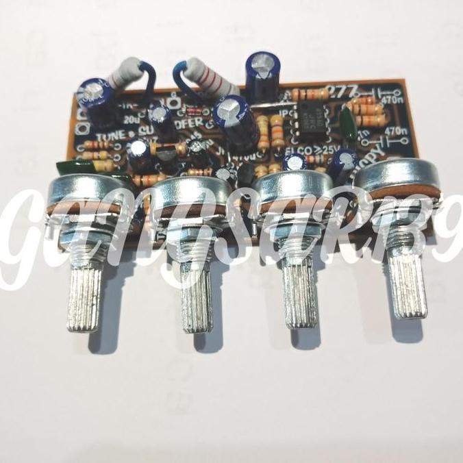 Kit pcb tone control mono+subwoofer