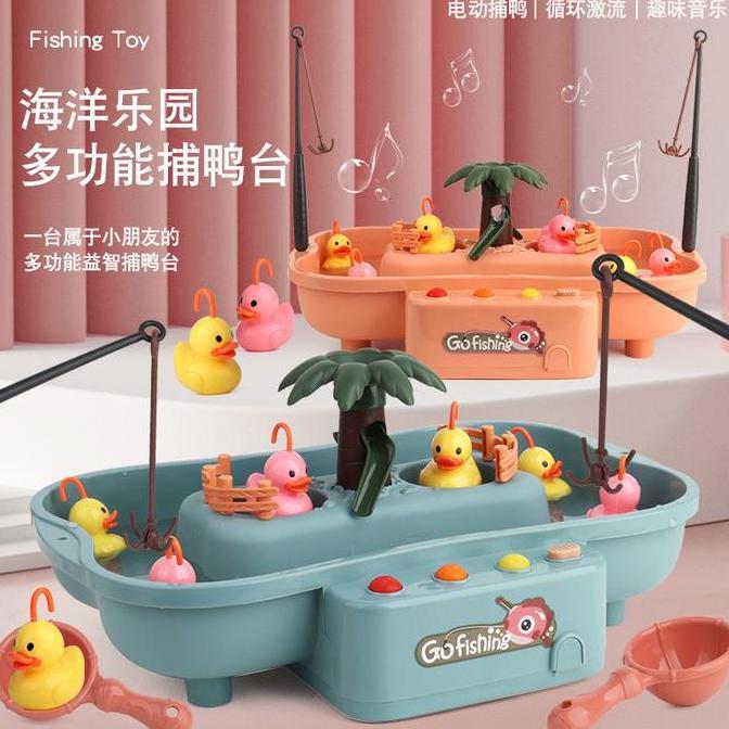 Best Seller Go Fishing Mainan Mancing Anak Memancing Bebek Premium Promo Premium