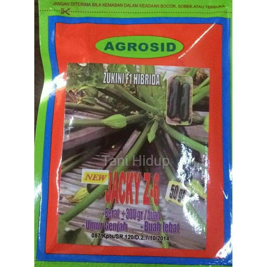 HARGA DISC - Benih Zukini Jacky Z-6 kemasan 50 gram - Agrosid