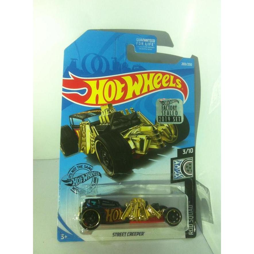 Hot Wheels. 2019 Rod Squad - Street Creeper. Matte Black MATTEL