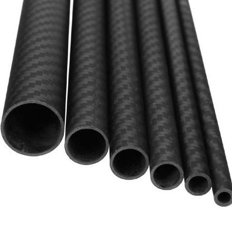 Carbon Fiber tube 3k 10mm x 8mm x 50cm Kode 308
