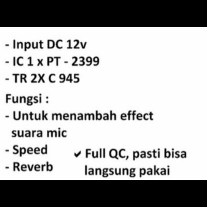 Halmusic- Digital Mic Echo Refeater 2 Pot Potensio 810 820 2 Tr + Speed Reverb