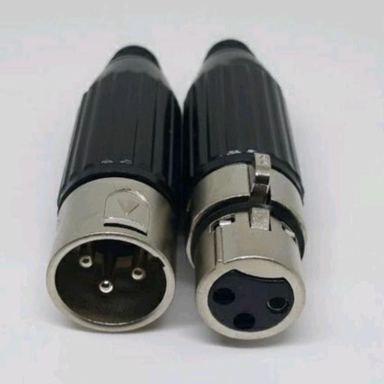 AudioWhell- konektor mixer / jek mic / jack power / xlr male - cover female Huper 1 set