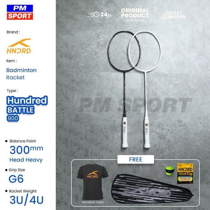 Raket Badminton / Bulutangkis Hundred Battle 900