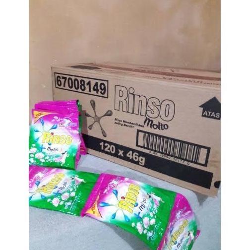 Lansungkirim- Rinso Bubuk Molto Sachet / Rinso 1000 Bubuk Sachet 1 Dus