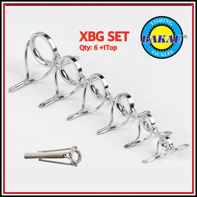 READYGan- Cincin Joran Ring guide Bakau XBG non keramik bahan stainless steel anti karat untuk joran