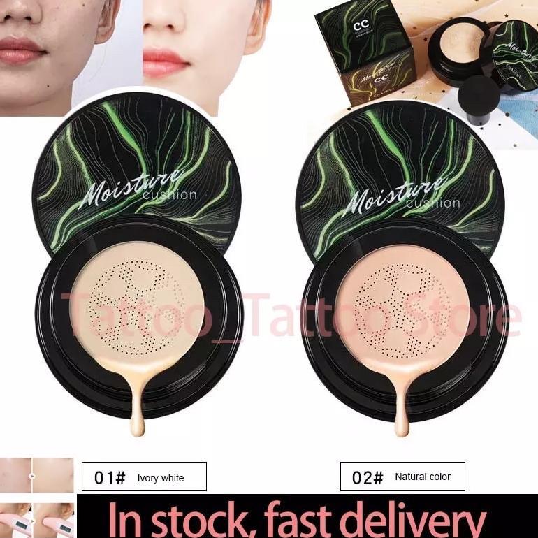 JaminanDonk- Chafful Moisture BB Cream Cushion Mushroom Head / Bedak Jamur Viral
