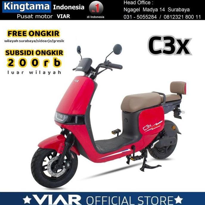 Terlaris Sepeda Listrik Viar C3 - Promo - Original