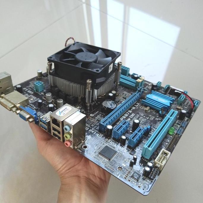 promo Paket Motherboard Mobo Asus B75 + Core i5-3570 + RAM 8GB 4GB terlaris