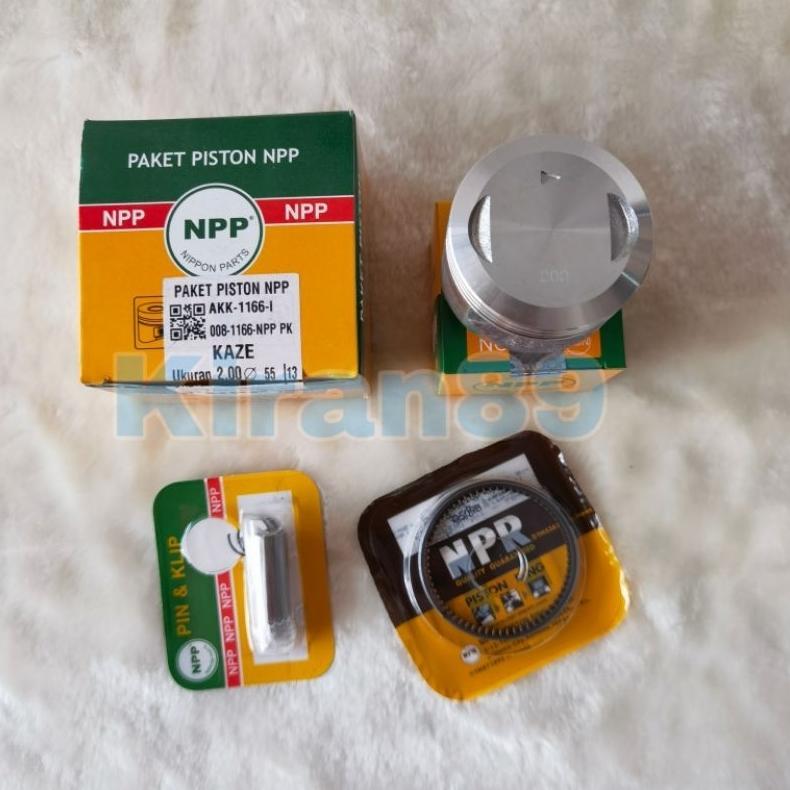 PISTON KIT KAZE PIN 13 OS STD 25 50 75 100 125 150 175 200 ORI NPP