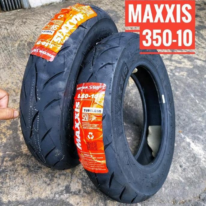 Ban Maxxis Victra Tubeles Vespa 350 - 10 Ring 10 Diskon
