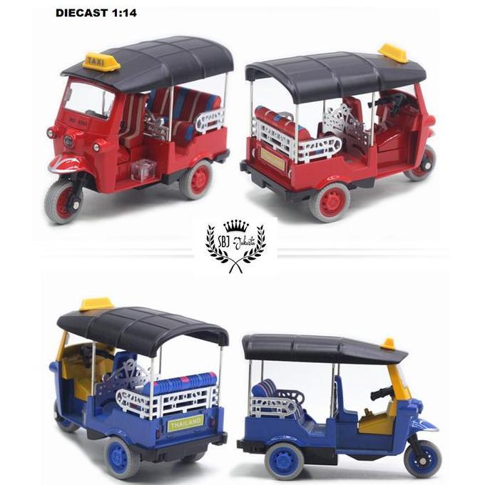 Diecast Miniatur Bajaj Bajay Bemo Klasik Skala 1:14 Metal Alloy Series Terbaru