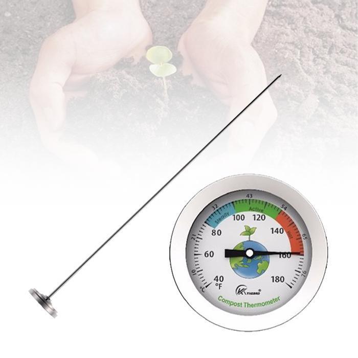 Compost Soil Thermometer 50cm Thermometer Suhu Tanah Compost Soil Thermometer Termometer Tanah