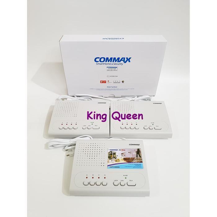 Commax WI-4C / Intercom Commax Wireless WI-4C Putih Isi 3pcs