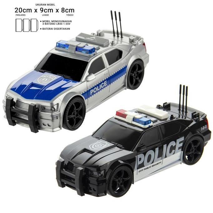 City Squad Police Car With Light And Sounds Mainan Mobil Polisi Terbaik