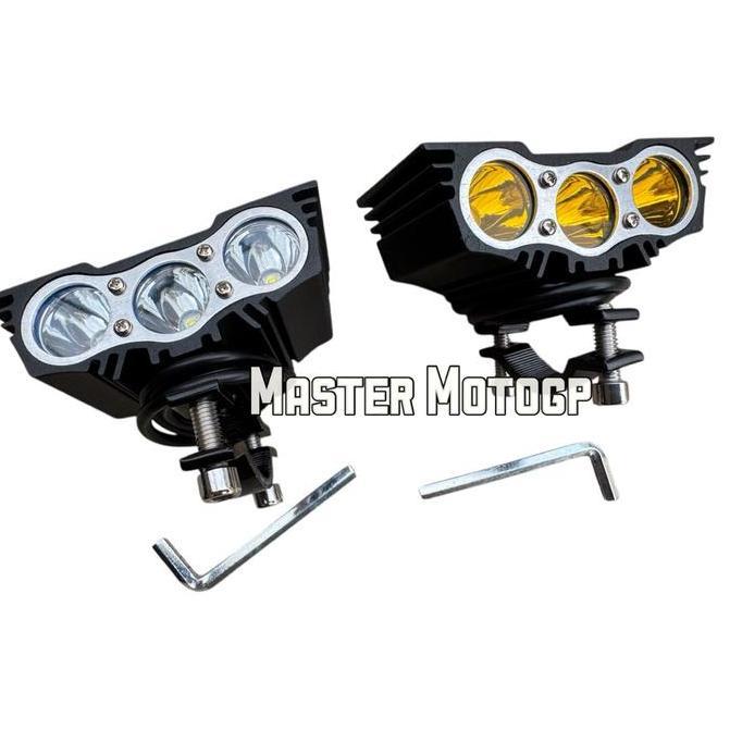 Lampu Sorot 3 Mata Owl 3Mode Lampu Tembak Owl 3 Mata Lampu Tembak Owl 3 Mata Lampu Depan Motor Owl 3