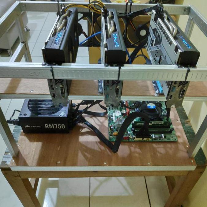 Paket Mining Rig 3 GPU VGA Radeon RX 580 8GB Terlaris