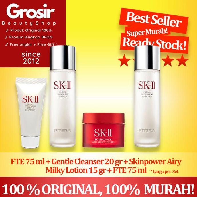 SK-II SKII SK2 SK II Pitera Power Kit + FTE 75 ml