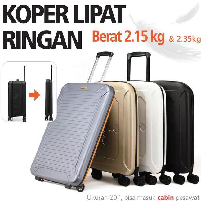 Koper Kabin Lipat Tipis Ringan Cabin Foldable Luggage Lhtweht