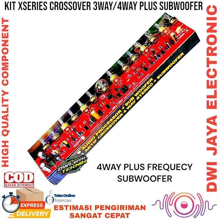 Kit Crossover 3Way/4Way+Subwoofer X Series Original Dan Terpercaya